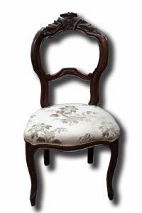 Antique wooden chair. 1800s.